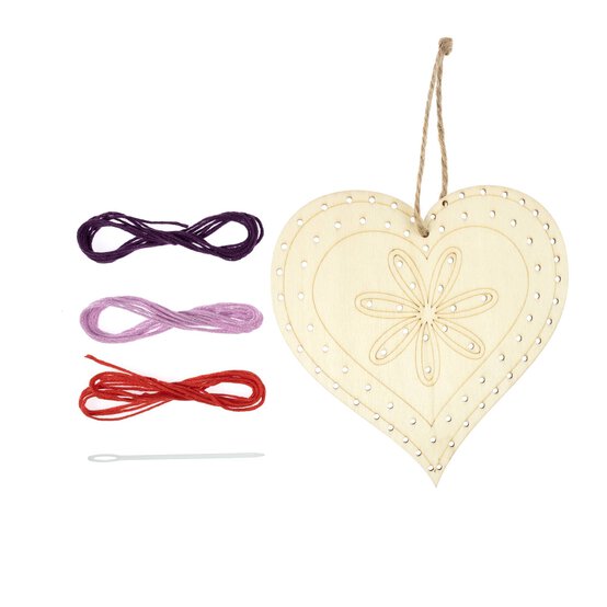 Heart Wooden Threading Kit image number 4