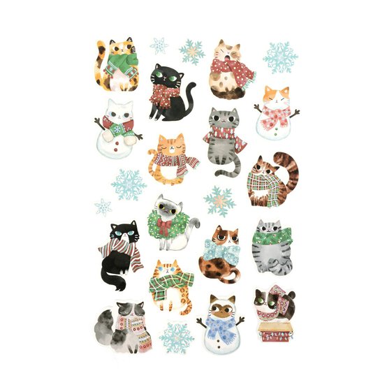 Christmas Cat Stickers image number 1