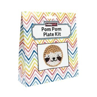 Sloth Pom Pom Plate Kit