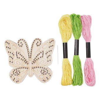 Butterfly Wooden Threading Kit