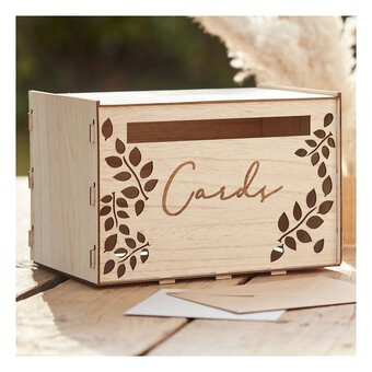 Ginger Ray Wooden Card Box