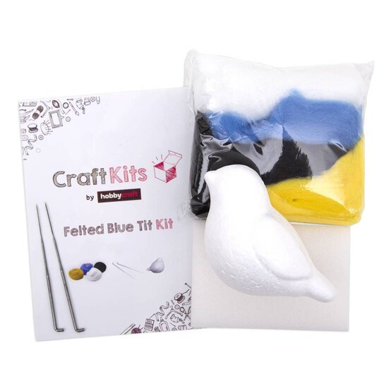 Felted Blue Tit Kit image number 2