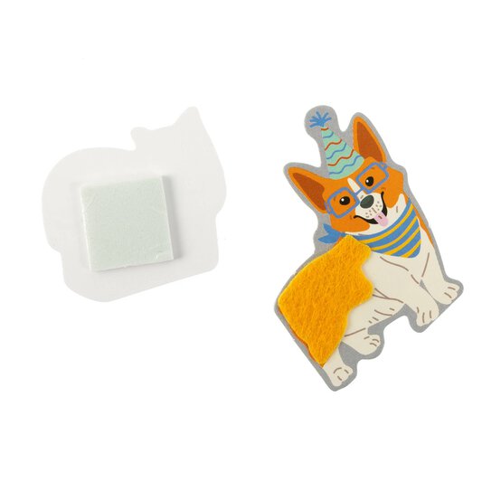 Party Dog Card Toppers 8 Pack image number 3