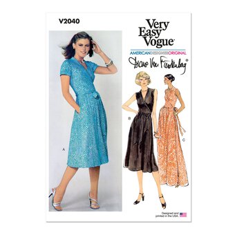 Vogue Women's Top  Sewing Pattern V1824 (B5 8-16)
