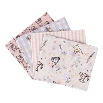 Disney Winnie the Pooh Misty Morning Cotton Fat Quarters 4 Pack