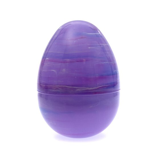 Purple Marble Fillable Egg 15cm image number 1