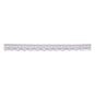 White Cotton Lace Point Ribbon 10mm x 5m image number 1