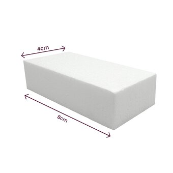 Polystyrene Bricks 20cm x 10cm x 5cm 4 Pack