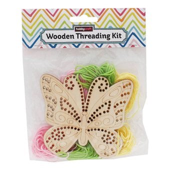 Butterfly Wooden Threading Kit image number 2