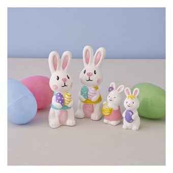 Paint Your Own Bunny Family 4 Pack