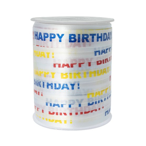 Happy Birthday Curling Ribbon 45m image number 2