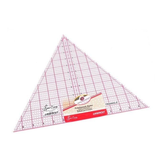 Sew Easy 60 Degree Triangle Quilting Ruler 12 x 13.8 Inches image number 1