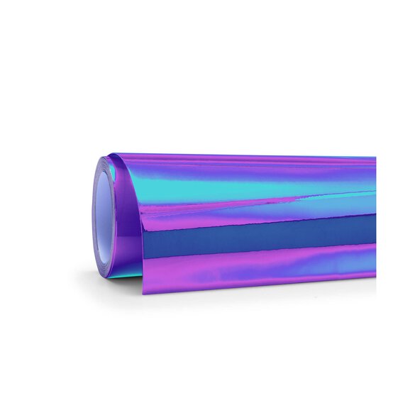 Cricut Blue Holographic Iron-On 13 x 36 Inches image number 2