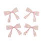 Striped Pink Bow Card Toppers 4 Pack image number 1