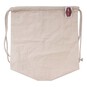 Natural Cotton Drawstring Bag image number 2
