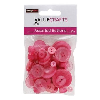 Pink Buttons 50g image number 2