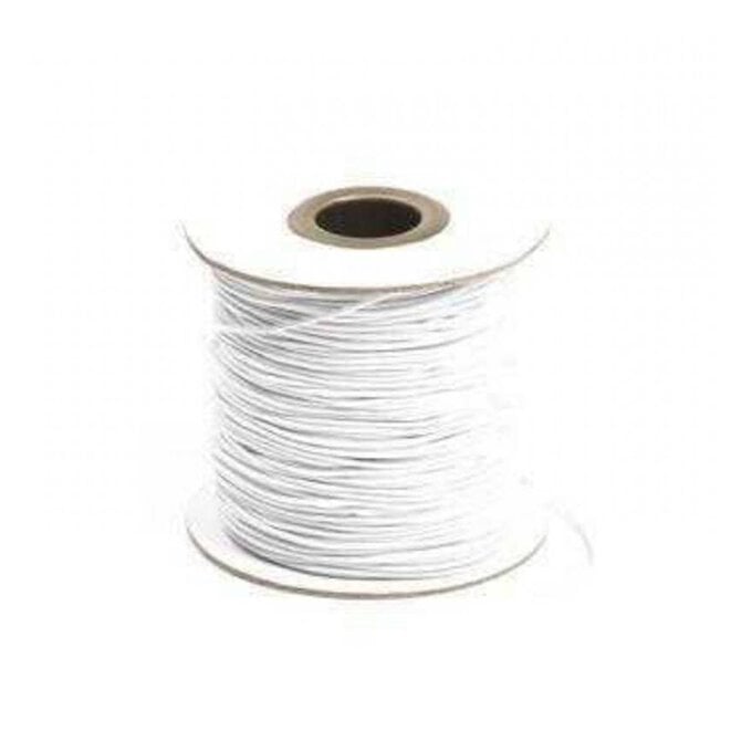 Beads Unlimited White Elastic 1mm x 8m image number 1