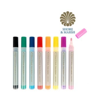 Shore & Marsh Primary Paint Markers 8 Pack