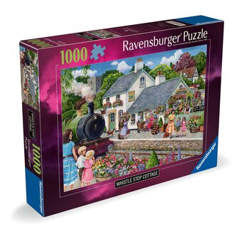 Ravensburger Whistle Stop Cottage Jigsaw Puzzle 1000 Pieces