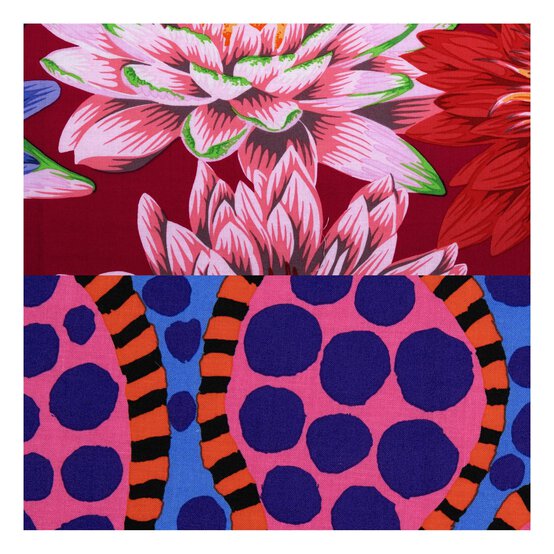 Kaffe Fassett Curly Stars Quilt Kit image number 4