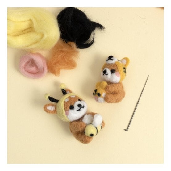 Bee and Tiger Felting Kit image number 4