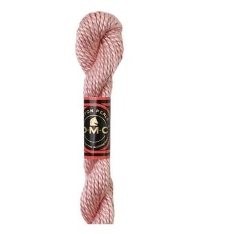 DMC Pink Pearl Cotton Thread Size 3 15m (224)