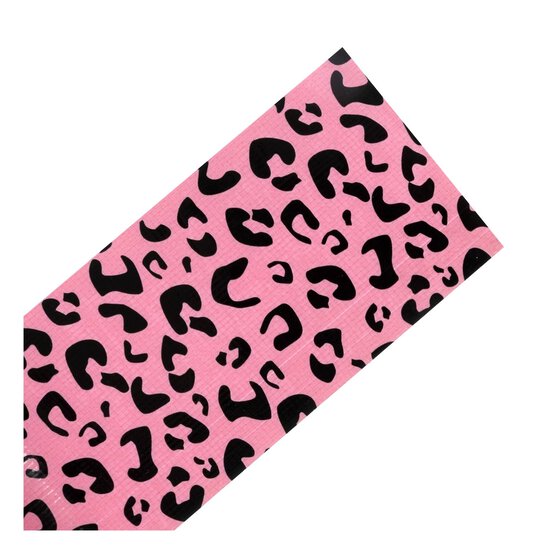 Pink Leopard Print Duct Tape 48mm x 10m image number 4