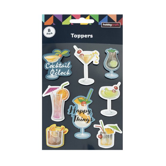 Cocktail Card Toppers 8 Pack  image number 4