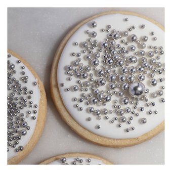 PME Silver Pearl Sprinkles 4mm 25g 