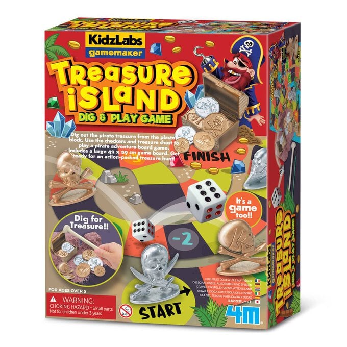 KidzLabs Treasure Island Dig and Play Game image number 1