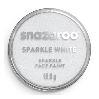 Snazaroo White Sparkle Face Paint 