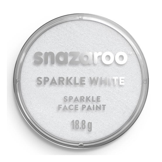 Snazaroo White Sparkle Face Paint  image number 1