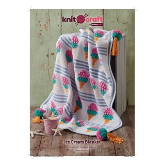 Knitcraft Ice Cream Blanket Pattern 0258