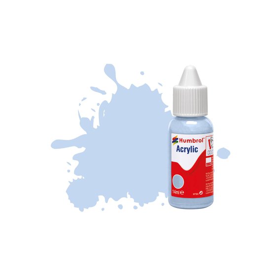 Humbrol 44 Pastel Blue Matt Acrylic Paint Dropper 14ml 