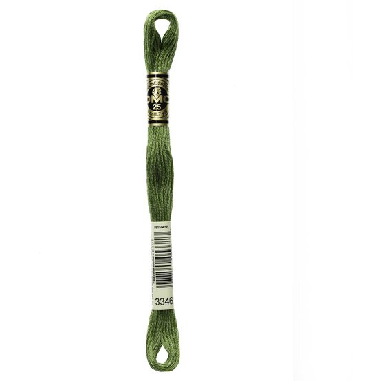 DMC Green Mouline Special 25 Cotton Thread 8m (3346) image number 3