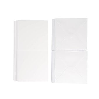 White Cards and Envelopes 5 x 5 Inches 50 Pack image number 3