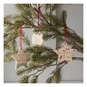 Hanging Ceramic Star Decoration 12cm  image number 5