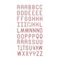 Pink Puffy Alphabet Stickers image number 1