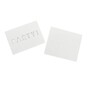 White Party Aperture Cards 5 x 7 Inches 6 Pack  image number 1