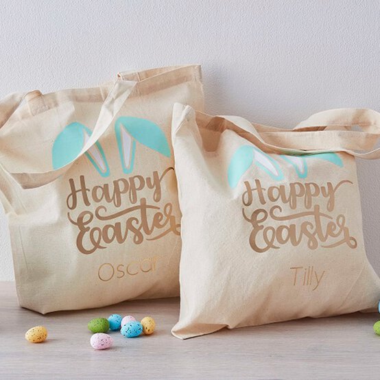 Cricut: How to Make Personalised Easter Egg Hunt Bags image number 1
