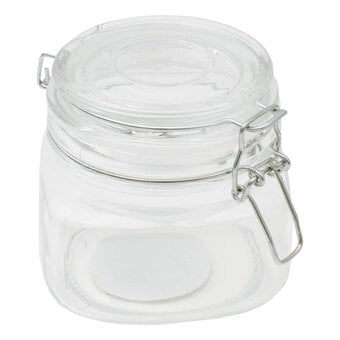 Clear Clip-Top Glass Jar 500ml