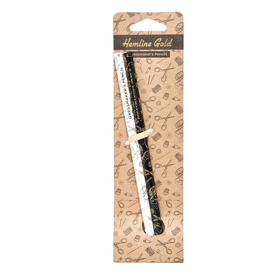 Hemline Gold Dressmaker’s Pencils 2 Pack image number 2