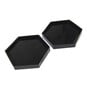 Pebeo Gedeo Hexagon Coaster Moulds 2 Pack image number 3