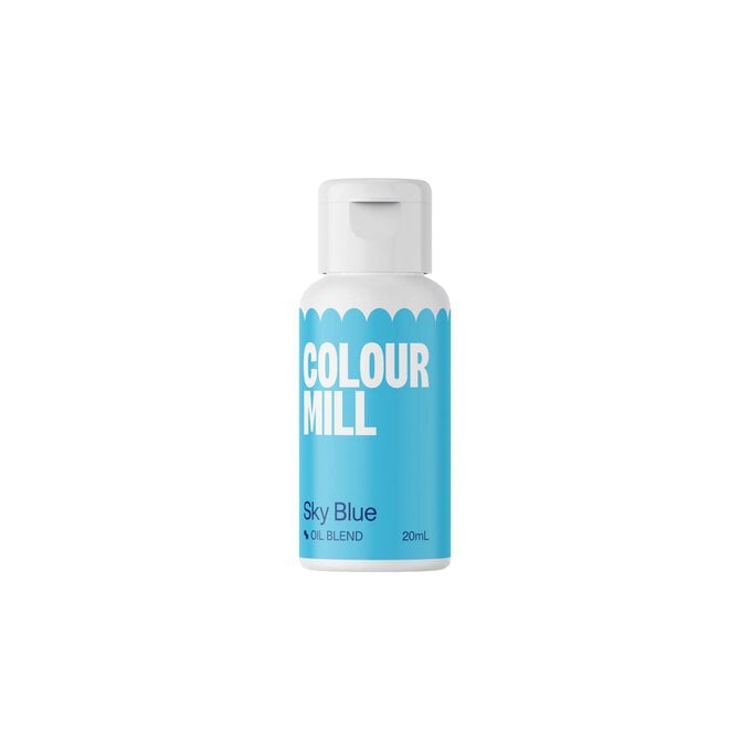 Colour Mill Sky Blue Oil Blend Food Colouring 20ml image number 1
