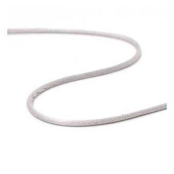 Silver Ribbon Knot Cord 2mm x 10m