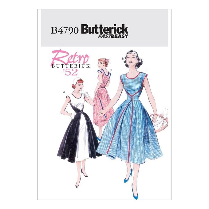 Butterick Women's Wrap Dress Sizes 16 to 22 Sewing Pattern B4790 image number 1