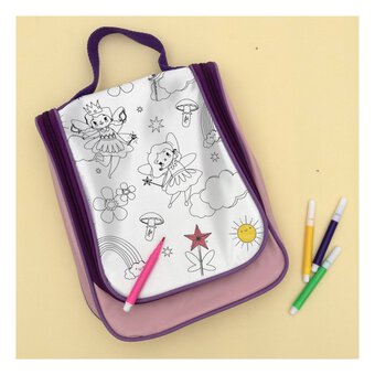 Colour Your Own Fairy Princess Lunch Bag