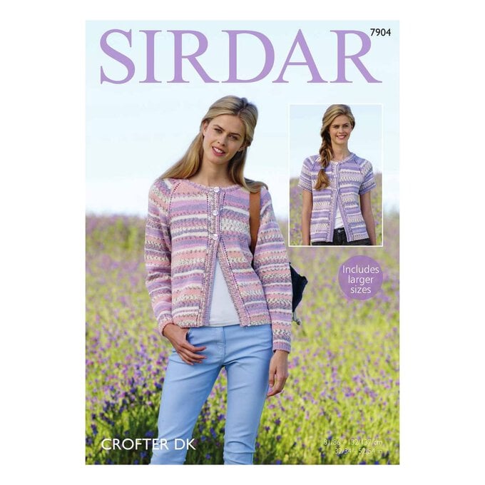 Sirdar Crofter DK Cardigans Digital Pattern 7904 image number 1