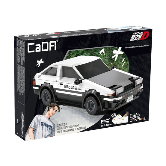 CaDA RC Toyota AE86 Trueno 325 Pieces image number 1