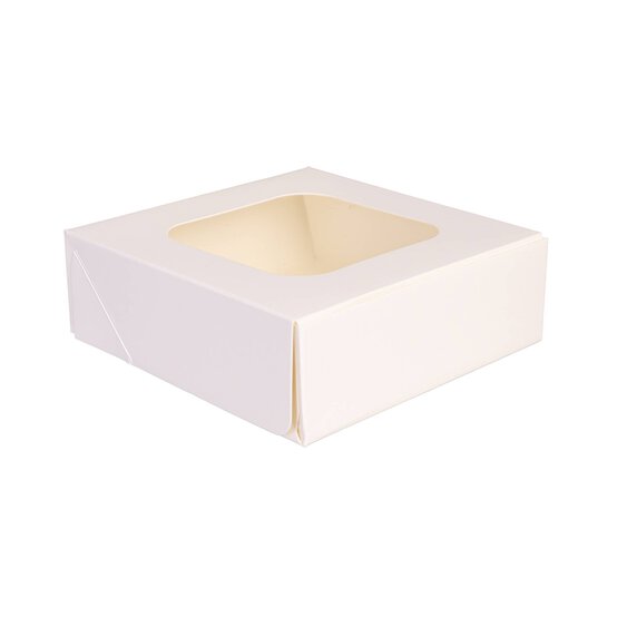 White Small Treat Boxes 3 Pack  image number 2